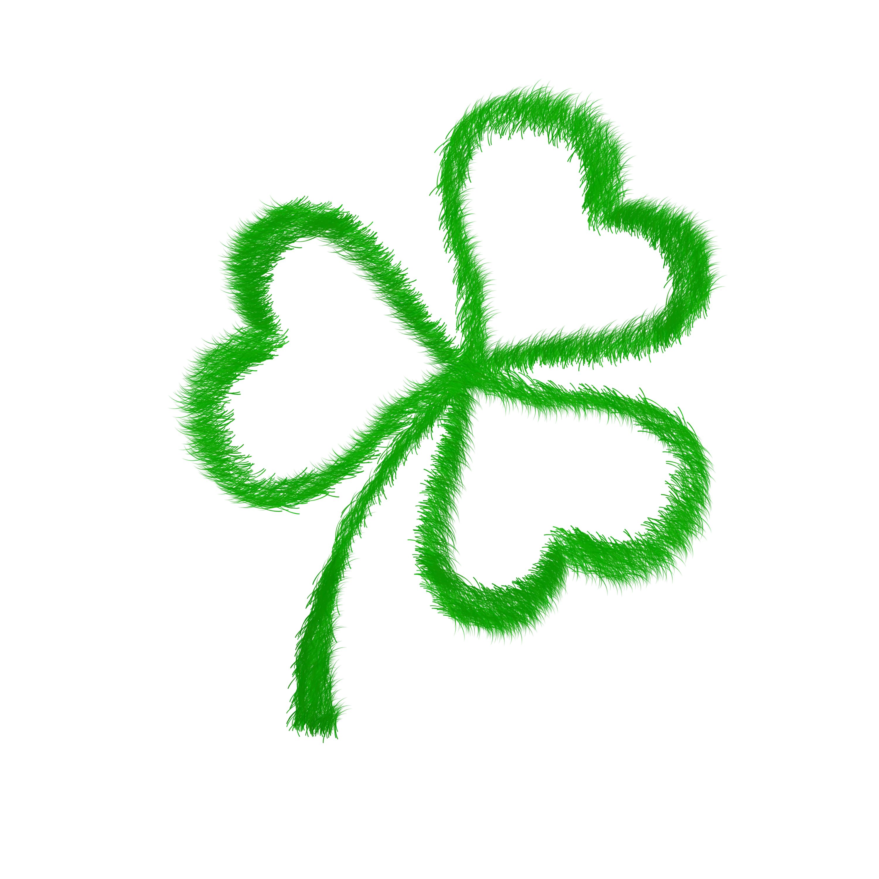 Green, Grass, Lawn, Blades Of Grass, Clover, Heart, Nature, Echo, Ecology